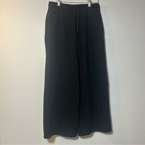 TNA Black Wide-Leg Sweatpants